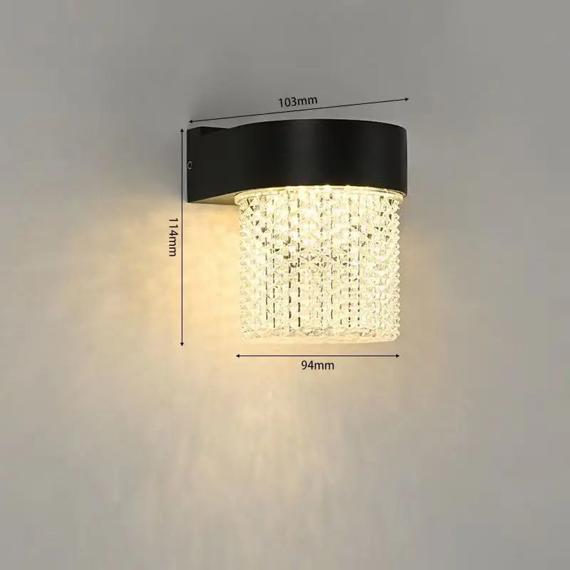 IP65 LED Wall Light Outdoor Indoor 20W 10W AC85-265V Up Down White Black Modern Light For Home Garden Bedroom Corridor