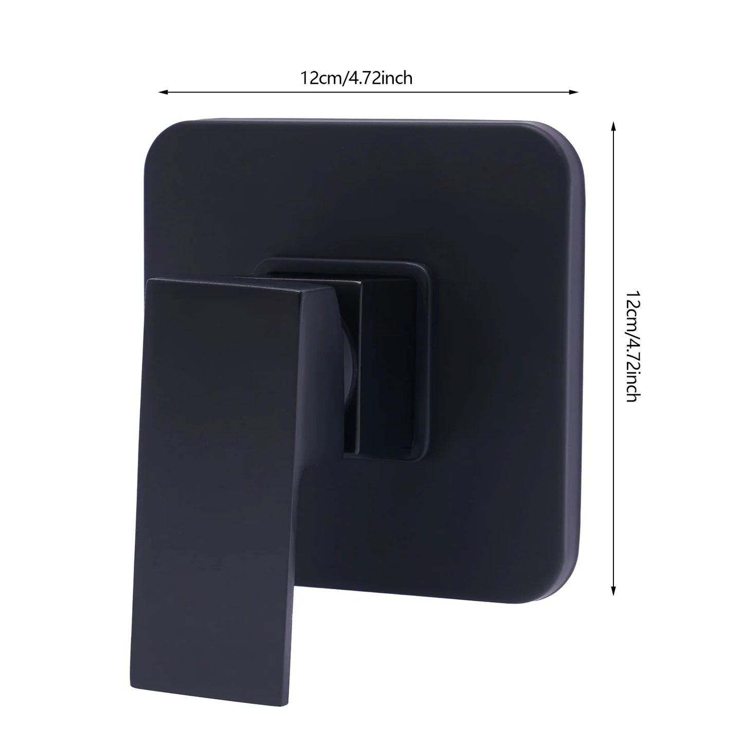 Brass Shower Control Valve Black Chrome Wall Mount Shower Mixer Control Valve Shower Faucet Valve