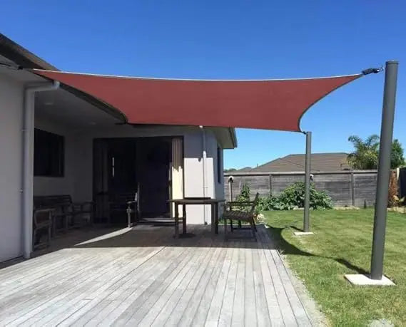 Patio Sun Shade Sail Canopy, 20' x 26' Rectangle Shade Cloth UV Block Sunshade Fabric - Outdoor Cover Awning Shelter for Pergola