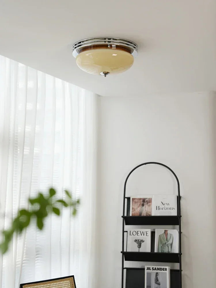 Bauhaus Glass Ceiling Lamps Modern French Balcony Bedroom Living Study Room Corridor Porch Home Art Decor Lighting Fixtures