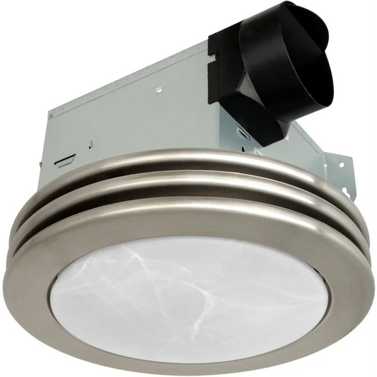 Akicon Exhaust Fan with Light, Ultra Quiet 80 CFM 2.0 Sones Ventilation Exhaust Bathroom Fan with Light, 3000K/4000K/5000K
