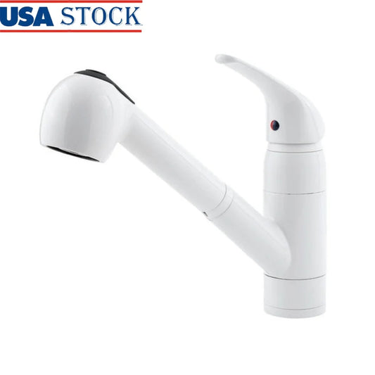 Pull Out Kitchen Faucet High Arc Spout NSF Certified Lead-Free Advanced Ceramic Valve Water Saving Spray Head Home Use