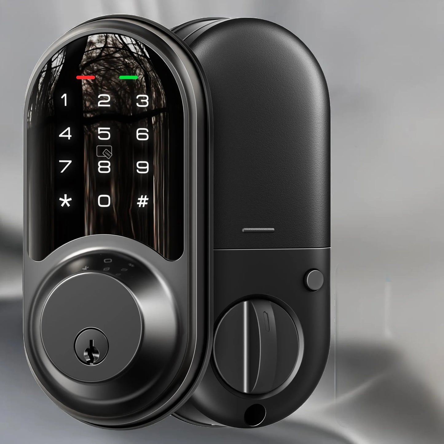 Veise RZ06 Smart Lock for Front Door with App Control, Keyless Entry, Electronic Digital Deadbolt with Touchscreen Keypad Set
