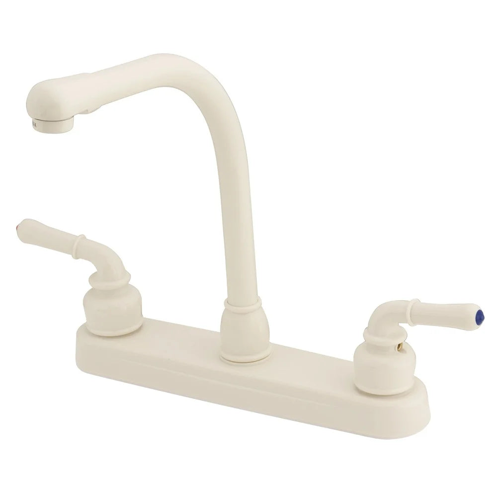 U-YBB800RSB Biscuit 8" Hi-Rise Kitchen Faucet with Tea Pot Handles