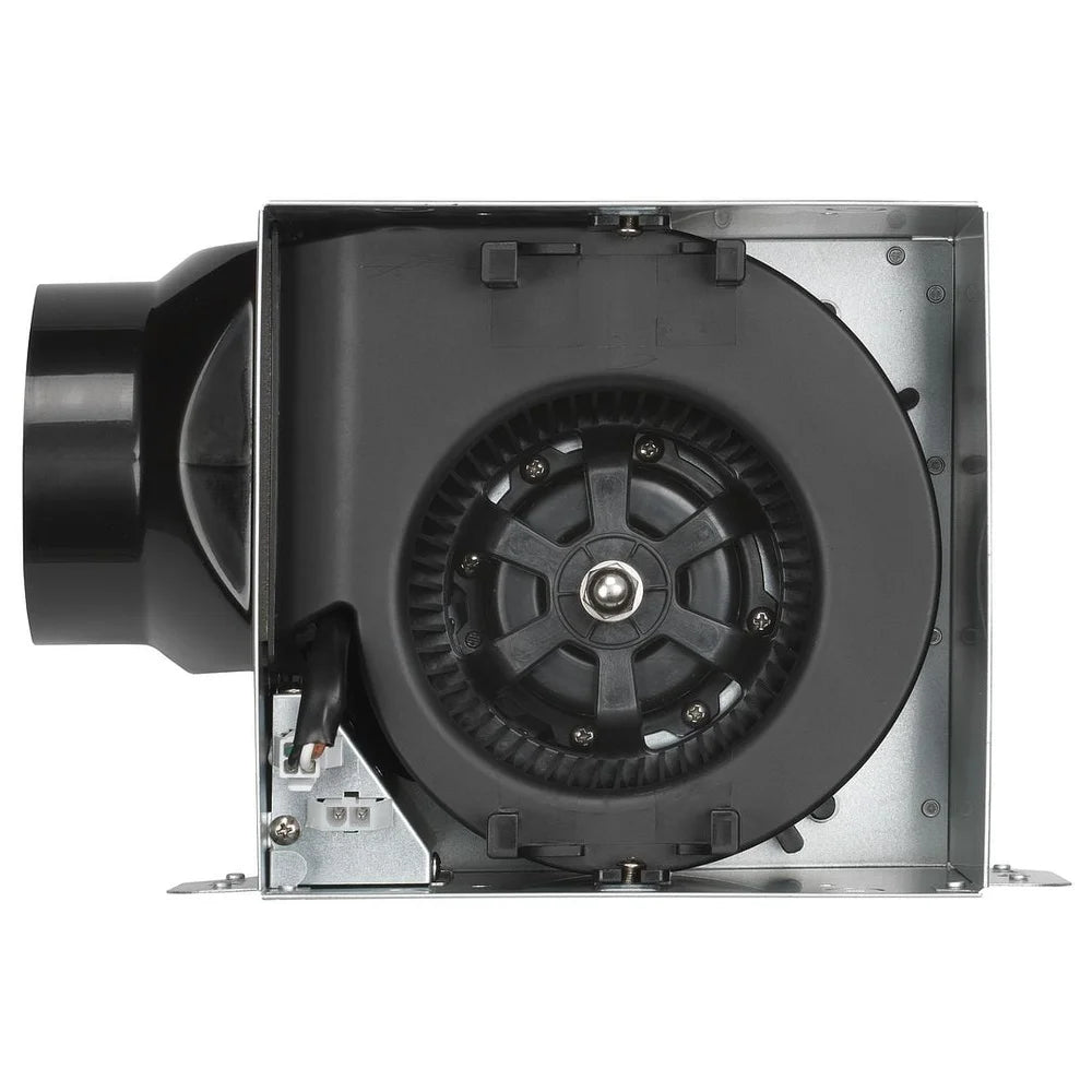 70 CFM Exhaust Ventilation Fan with Dimmable LED Light Brushed Nickel Trim Quiet Operation Easy Installation Humid Areas