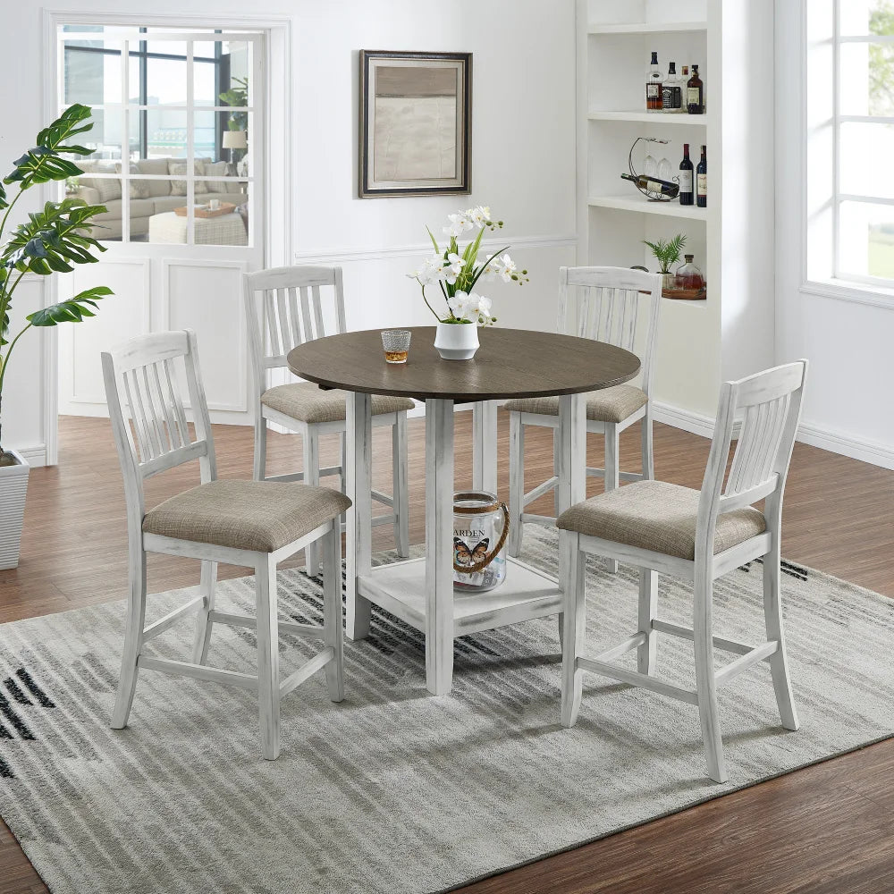 MLG Multifunctional expansion folding table,storage space, four side folding table，suitable for kitchen, living room ect