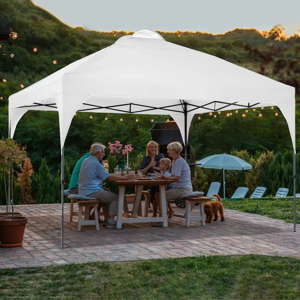 12x12 Pop Up Canopy Tent, Outdoor Canopy Tent, Commercial Instant Gazebos, Portable Shelter Canopies, for Patio/Outdoor/Wedding