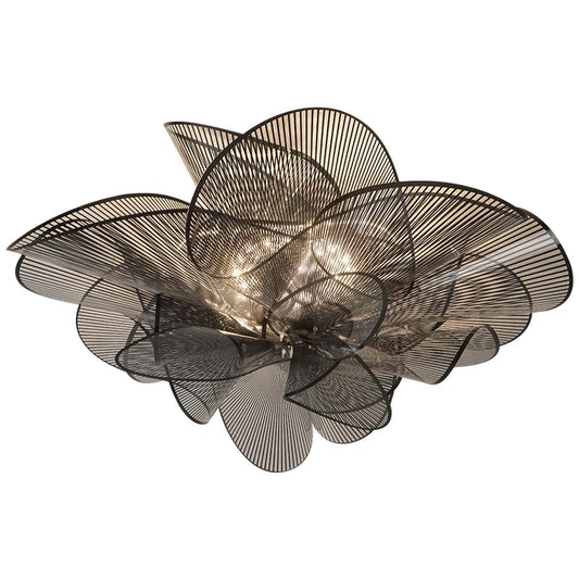 H5-Bedroom Light New Lamp Luxury Modern Simple Chandelier  Northern Europe Advanced Sense Petal Lamps LED Ceiling Lamp
