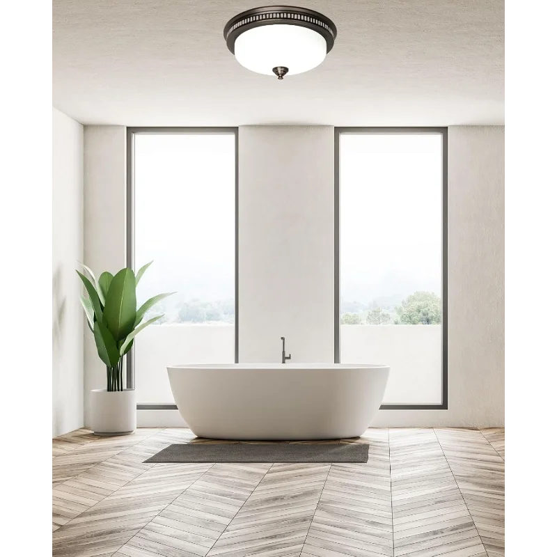 Akicon Exhaust Fan, Ultra Quiet 110CFM 1.5 Sones Ventilation Exhaust Bathroom Fan with Light and Nightlight, 3 Years Warranty
