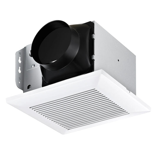 110 CFM with LED Light, 3 Color Temp, ≤2.0 Sones, 10.24” Panel, 10m² Coverage, Easy Install, Energy Saving Bathroom Exhaust Fan