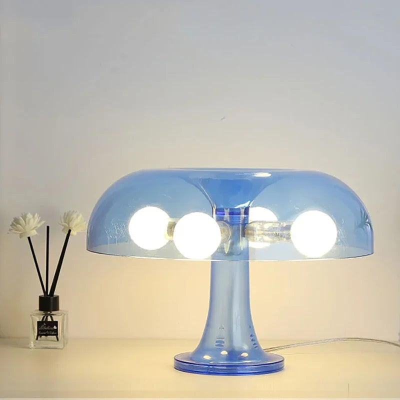 Minimalism Mushroom Table Lamp Ornament Light E14 for Livingroom Bedside Study Hotel Decoration Bulbs and Lamp Sold Separately
