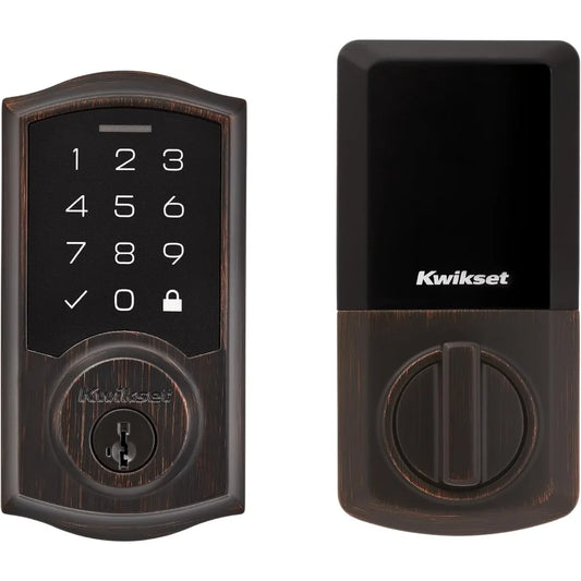 SmartCode 270 Keyless Entry Electronic Touchpad Deadbolt Door Lock with Auto-Lock, Custom User Codes, Advanced Security in Vene