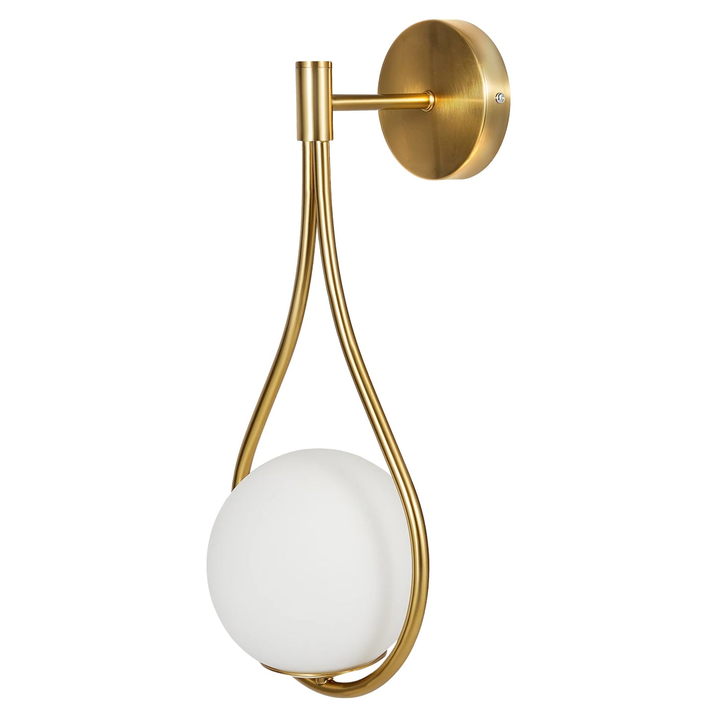 Modern Glass Ball Wall Lamp Wall Sconce Light Fixtures Fit Bathroom Bedroom Gold Outstanding Lighting Effect Meet Your Needs