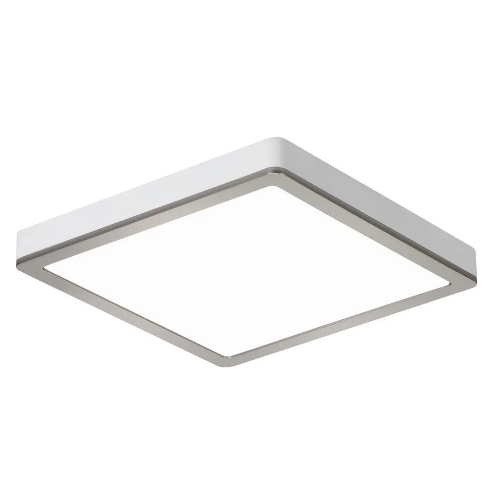 70 CFM Exhaust Ventilation Fan with Dimmable LED Light Brushed Nickel Trim Quiet Operation Easy Installation Humid Areas