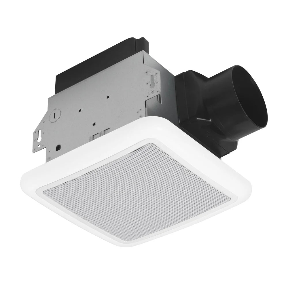 Bluetooth Exhaust Fan with Dimmable LED Light 80 CFM 1.5 Sones Easy Installation Bathroom Laundry Room Audio Streaming