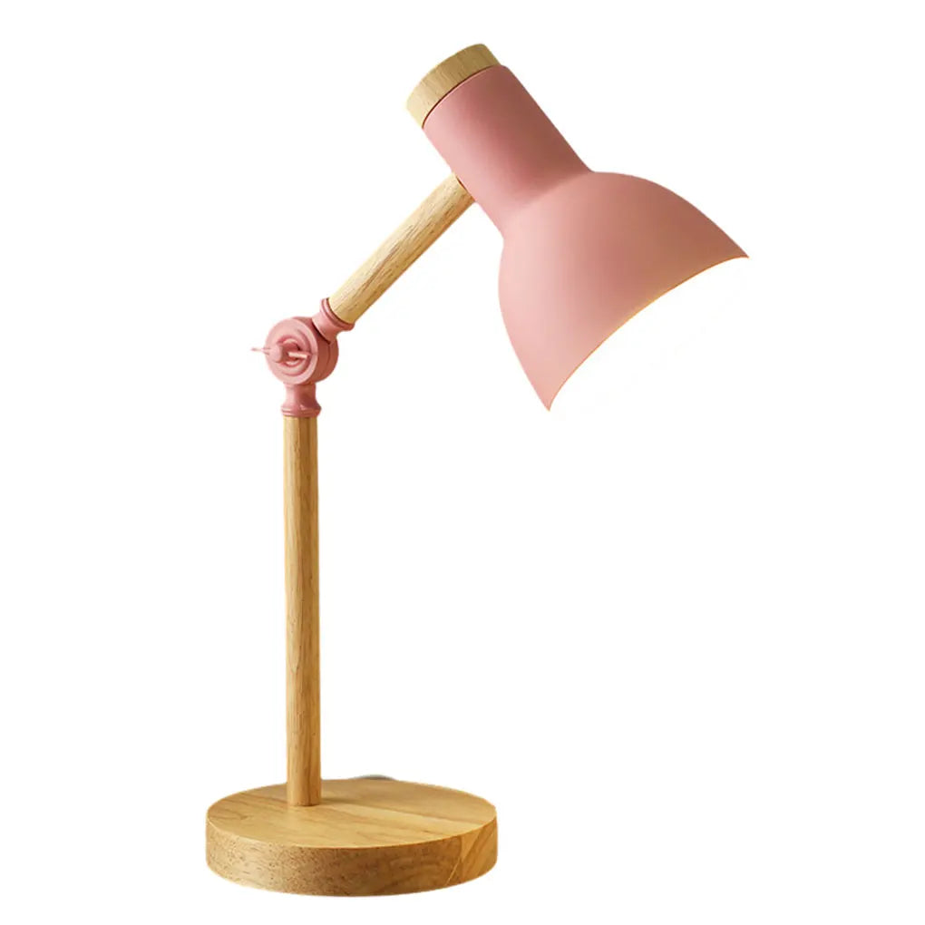 Energy Saving Table Lamp With Flexible Neck For Modern Lovers Eye Protection Bamboo Bedroom Lamp yellow