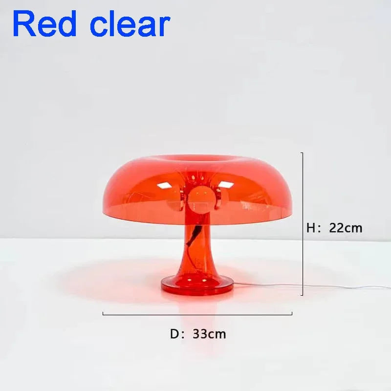 Minimalism Mushroom Table Lamp Ornament Light E14 for Livingroom Bedside Study Hotel Decoration Bulbs and Lamp Sold Separately