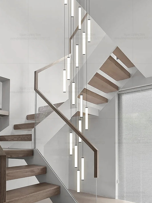 Modern Ceiling Chandelier LED Living Room Spiral Staircase Lighting Kitchen Bedroom Home Decoration Chandelier Lighting Fixtures
