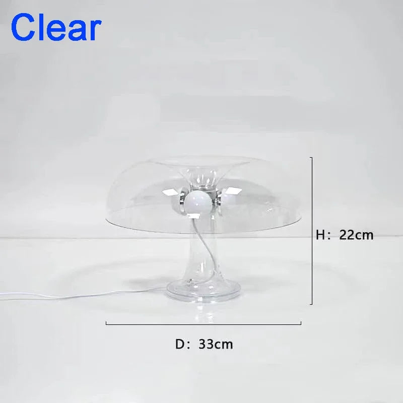 Minimalism Mushroom Table Lamp Ornament Light E14 for Livingroom Bedside Study Hotel Decoration Bulbs and Lamp Sold Separately
