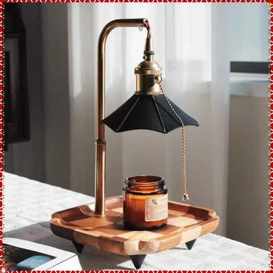 Aromatherapy Melting Wax Lamp Ins Fragrance Expanding Gift Table Lamp Smokeless Temperature Regulating American Retro Night Lamp