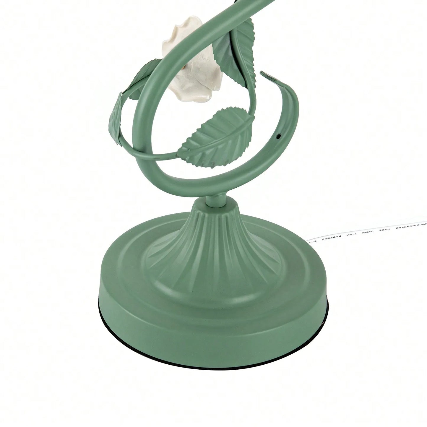 Modern Bedside Lamp Stained Glass Flower Table Reading Lamps Nightstand Desk Lights, One-Light, 20In Tall For Bedroom
