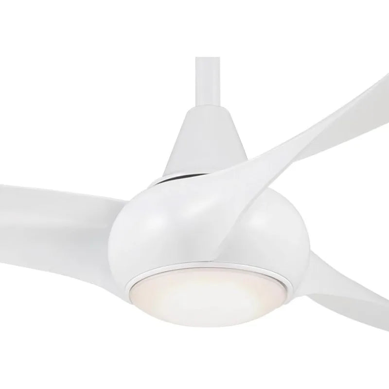 Minka-Aire F844-WH, Light Wave, 52" Ceiling Fan, White