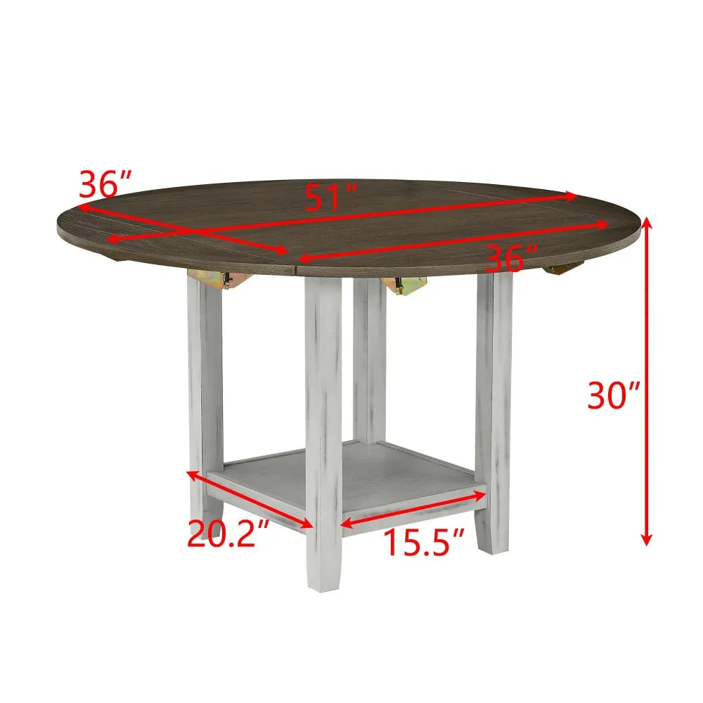 MLG Multifunctional expansion folding table,storage space, four side folding table，suitable for kitchen, living room ect