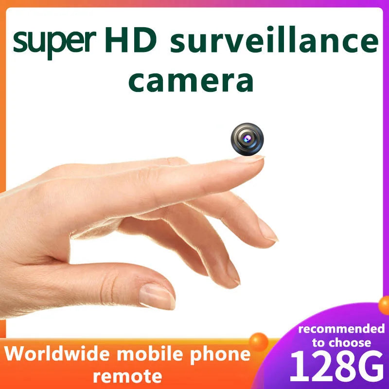 Q Brand Ultra-High Definition Small Camera Wireless Monitor Home Wifi Remote Mobile Phone 360-Degree Panoramic Mini Photography Indoor Home Connected Plug-In-Free Cat Eye Non-Micro Non-Invisible Non-Hidden