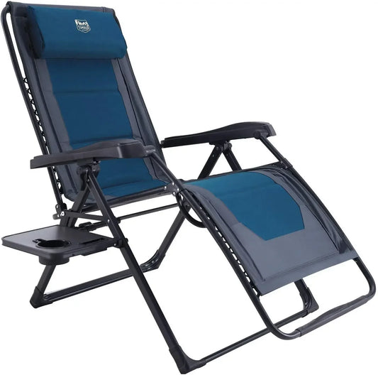 Zero Gravity Chair Oversized Recliner 350lbs Capacity Patio Lounge Chair Padded Lawn Chair with Headrest XXL for Outdoor