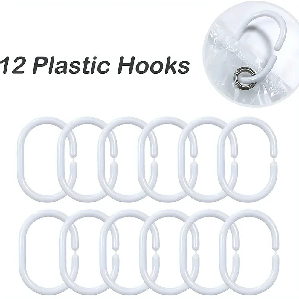 3D Pebble Pattern Shower Curtain Liner – Heavy-Duty PEVA Material with Magnets, 71x71 Inches, Perfect for Shower Stalls
