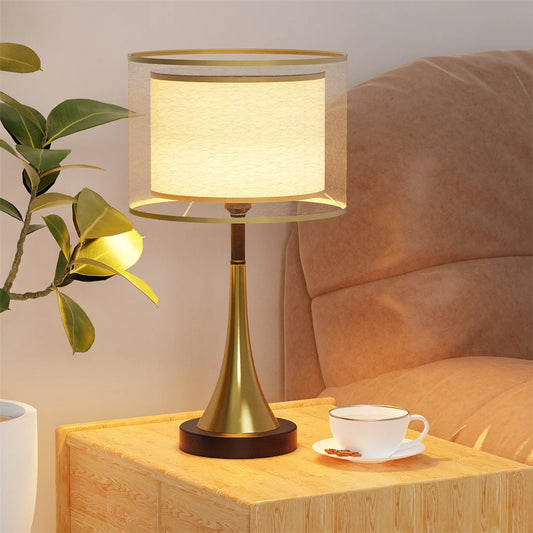Vrygle LED Desk Lamp, Adjustable Dimmable Study Table Lamp with with Electrified Eye Protection Bedside Lamp for Office & Home