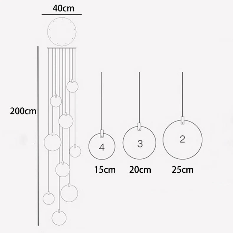 Modern home decoration crystal chandelier, stair Pendant lamp, living room Pendant lights, interior lighting