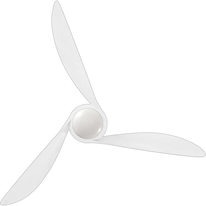 Minka-Aire F844-WH, Light Wave, 52" Ceiling Fan, White