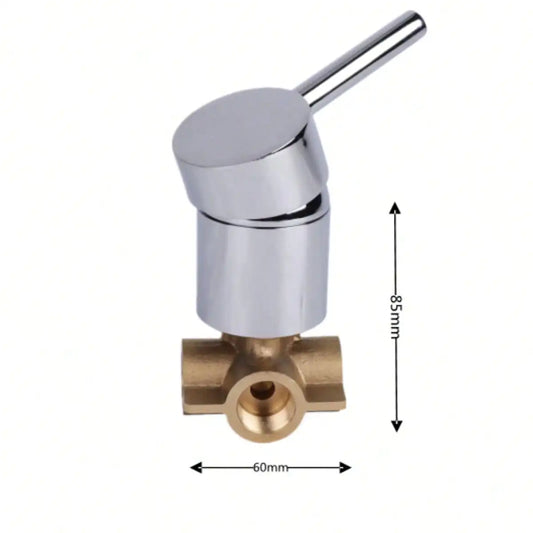 Shower Control Valve Brass Single Function Shower Mixer Valve Wall Mount Shower Handle Replacement Durable Corrosion Resistant