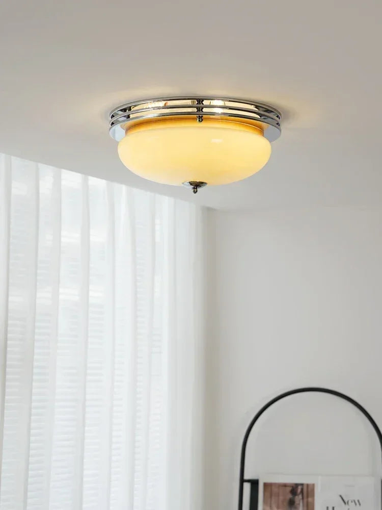 Bauhaus Glass Ceiling Lamps Modern French Balcony Bedroom Living Study Room Corridor Porch Home Art Decor Lighting Fixtures