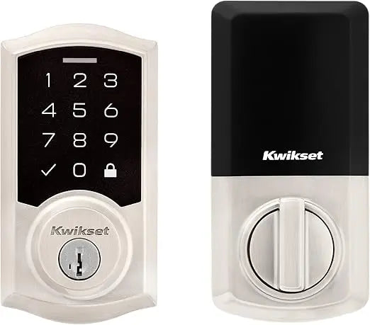 SmartCode 270 Keyless Entry Electronic Touchpad Deadbolt Door Lock with Auto-Lock, Custom User Codes, Advanced Security in Sati