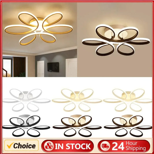 Flush Mount Lamp Three Colors Modern LED Aisle Ceiling Lamp Super Bright Living Room Corridor Lights Eye Care for Corridor Stair