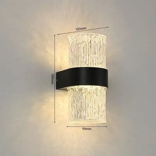 IP65 LED Wall Light Outdoor Indoor 20W 10W AC85-265V Up Down White Black Modern Light For Home Garden Bedroom Corridor