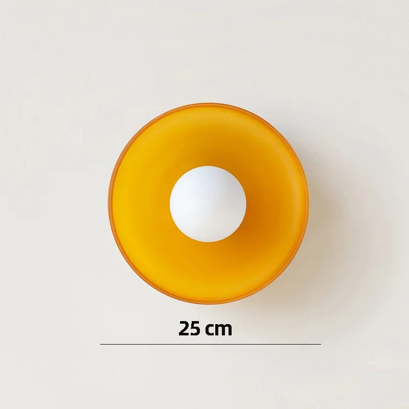 Modern Nordic 35cm Ceiling Light Glass G9 Source Room Decor Wall Lamp Bedroom Living Room Interior Home Decoration LED Lighting