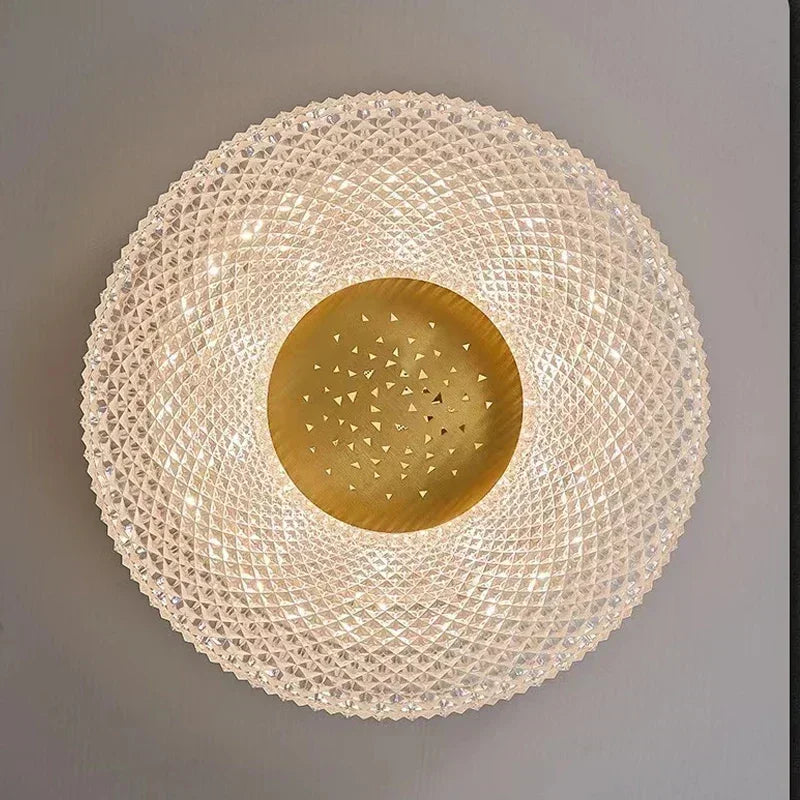 Modern New Circular Acrylic Ceiling Light Bedroom Living Room Balcony Corridor Acrylic Round Luxury Led Lighting Fixture Decror