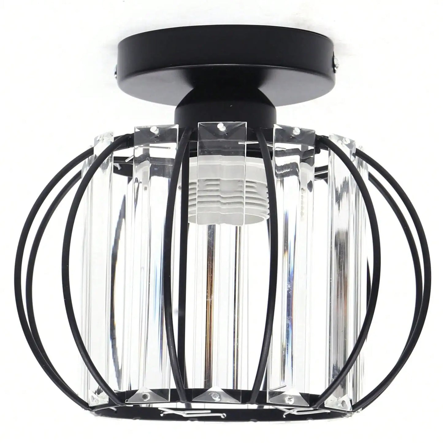 Mini Simple Crystal Lamp Chandelier Industrial Hallway Ceiling Light Flush Mount Pendant Chandelier Crystal Ceiling Light