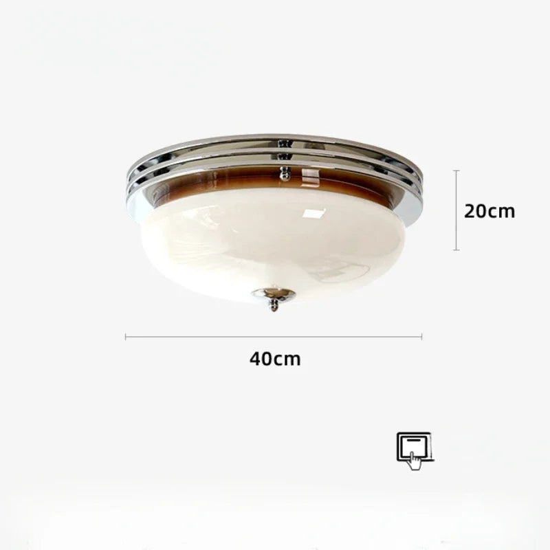 Bauhaus Glass Ceiling Lamps Modern French Balcony Bedroom Living Study Room Corridor Porch Home Art Decor Lighting Fixtures