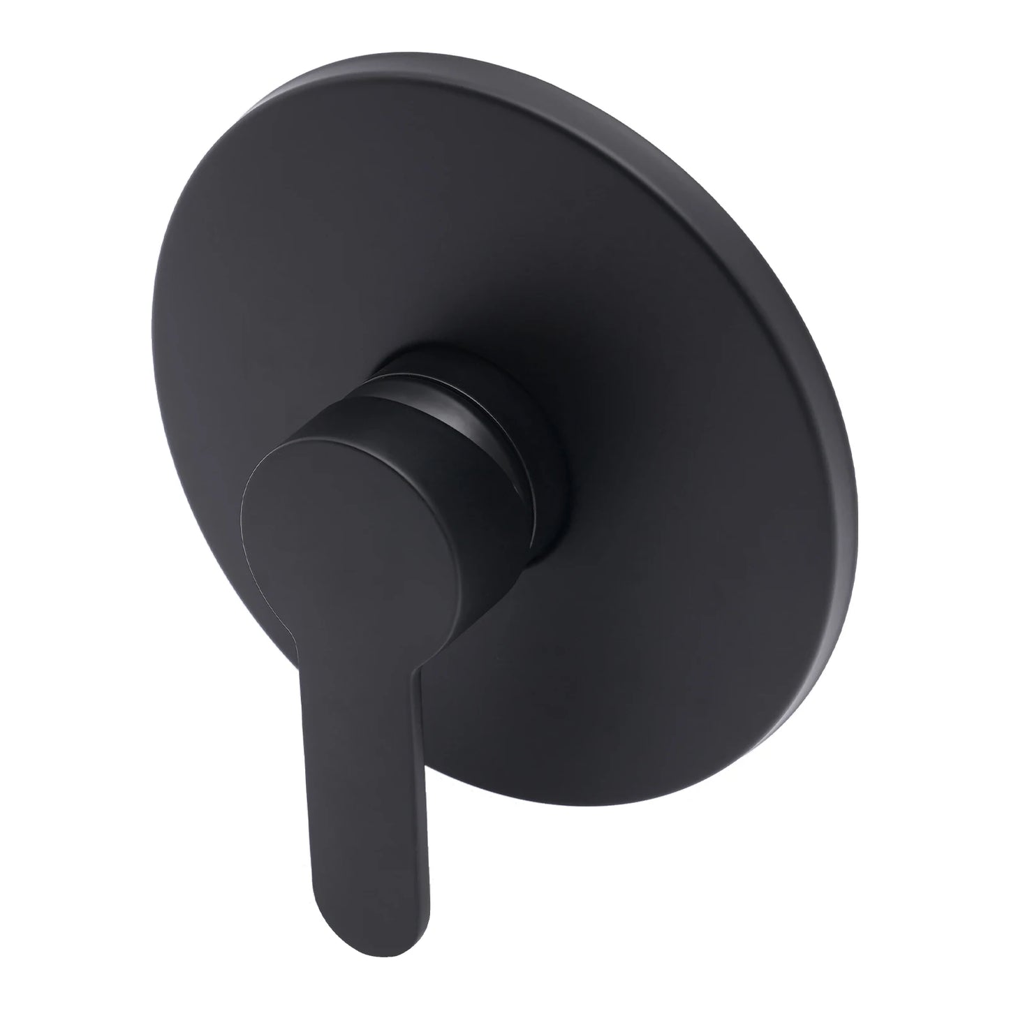 Single Function Shower Handle Valve, Bathroom Trim Kit, Black Single Handle Tub Shower Valve Mixer Kit, Shower Mixer Valve