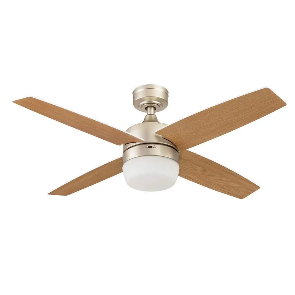 44 Inch Ceiling Fan with Light Remote Control Dimmable Integrated LED Reversible Blades Reverse Airflow Indoor Modern Home Use
