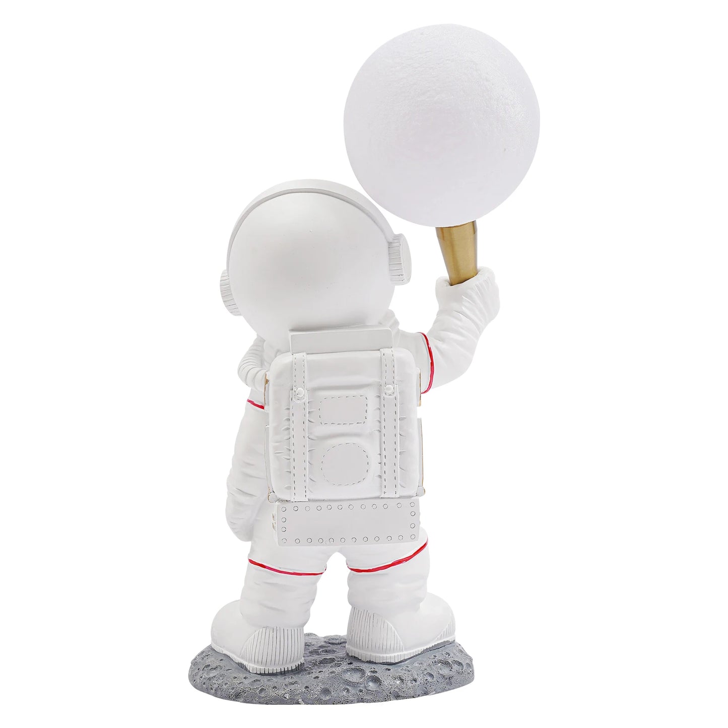 Rust-Resistant Astronaut Table Lamp Night Light Lamp for Children Spaceman Moon Desk Lamp for Bedrooms, Lounges and Kids' Rooms