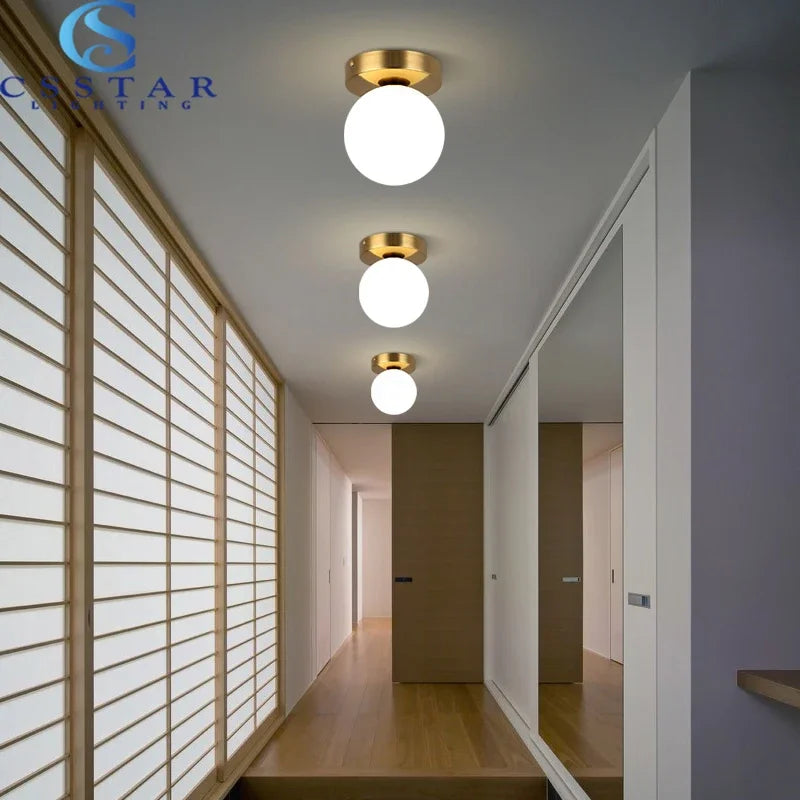 Hallway  Stair Corridor  Simple Modern Small  Network Red Balcony Ceiling  Creative Entry Door Light