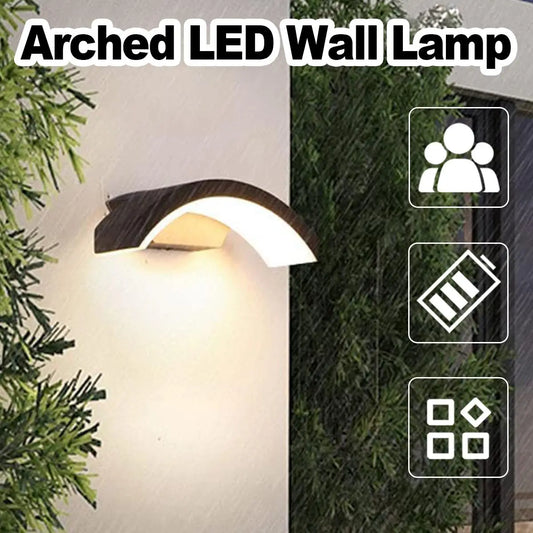 Moon Shape Wall Lamp Light Led Aluminum Indoor Flicker Free Sconces 18W Lighting Shade Outdoor Wall Mounted Modern Motion Sensor