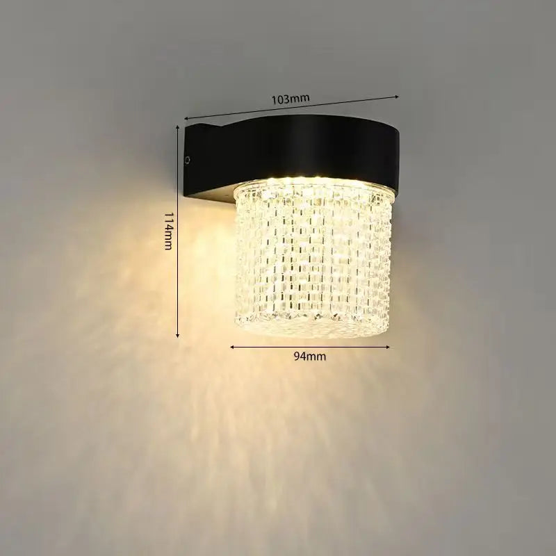 IP65 LED Wall Light Outdoor Indoor 20W 10W AC85-265V Up Down White Black Modern Light For Home Garden Bedroom Corridor