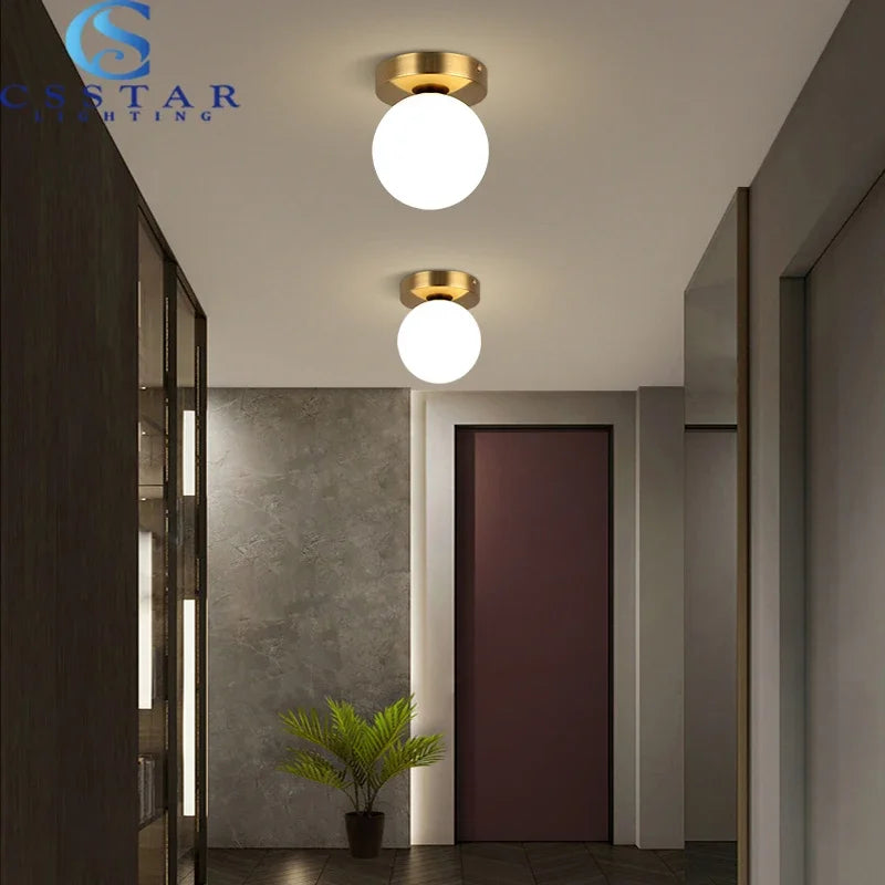 Hallway  Stair Corridor  Simple Modern Small  Network Red Balcony Ceiling  Creative Entry Door Light